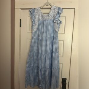 I. Marie Embroidered Dress